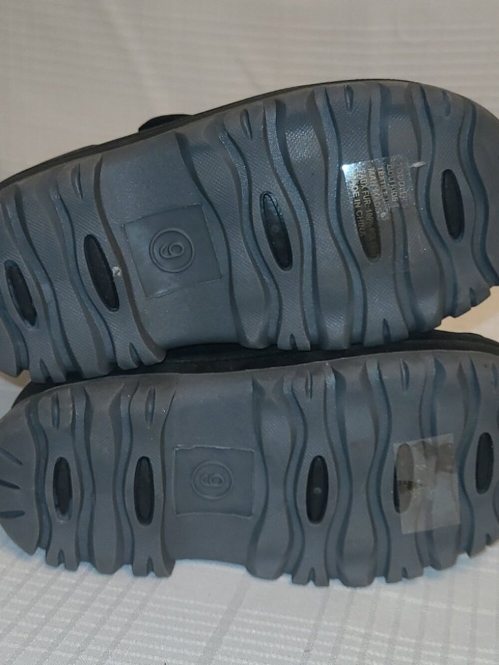 Laneige Canada Black Toddler Kids Waterproof Winter Snow Rain Boots Sz 9 - NWOT - Picture 3 of 6